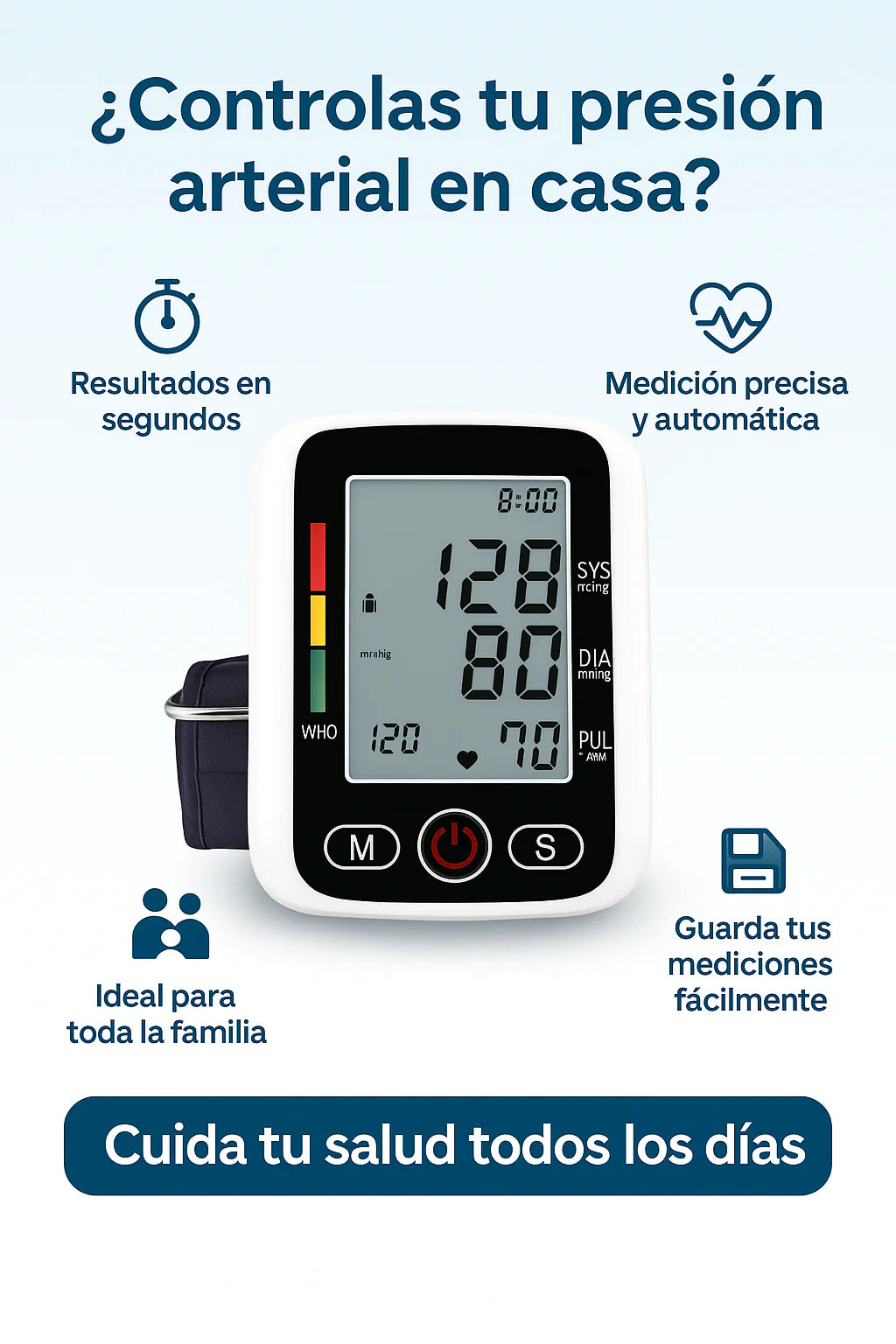 Tensiómetro Digital Automático